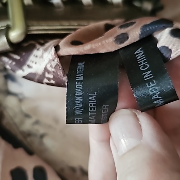 Sharif Gorgeous Large Bronze Metallic Colorful Pattern Bronze Chain Purse - Picture 15 of 15